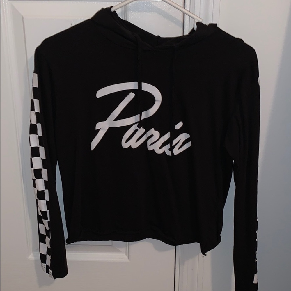 Cropped hoodie